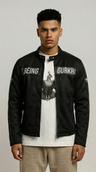 THE 01 RACER LEATHER JACKET