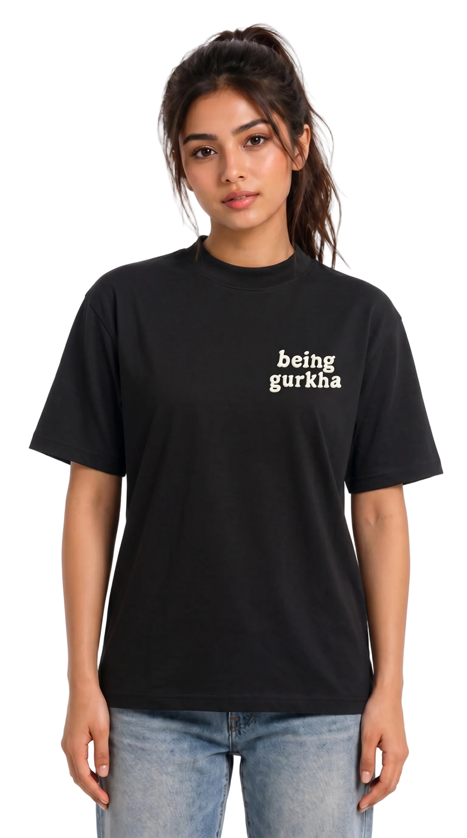 Asymmetry Puff Tshirt