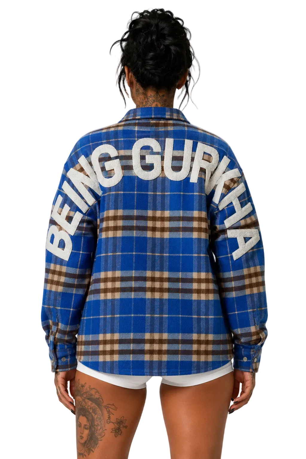 SHERPA PLAID FLANNEL SHIRT