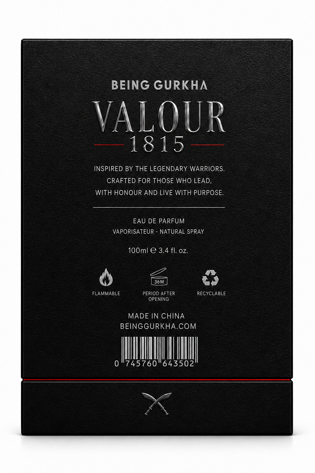 THE VALOUR 1815  EAU DE PARFUM