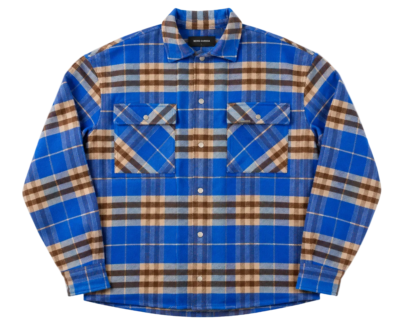 SHERPA PLAID FLANNEL SHIRT