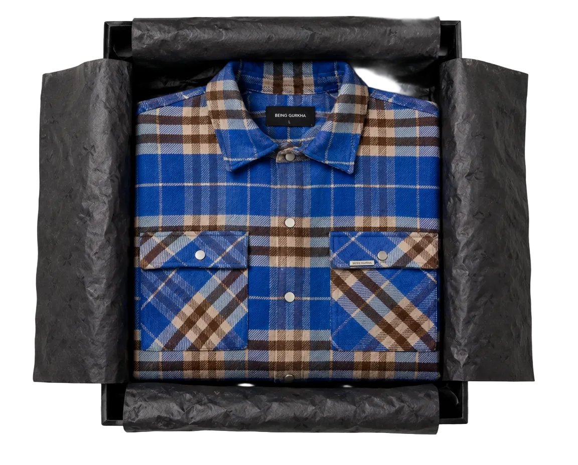 SHERPA PLAID FLANNEL SHIRT