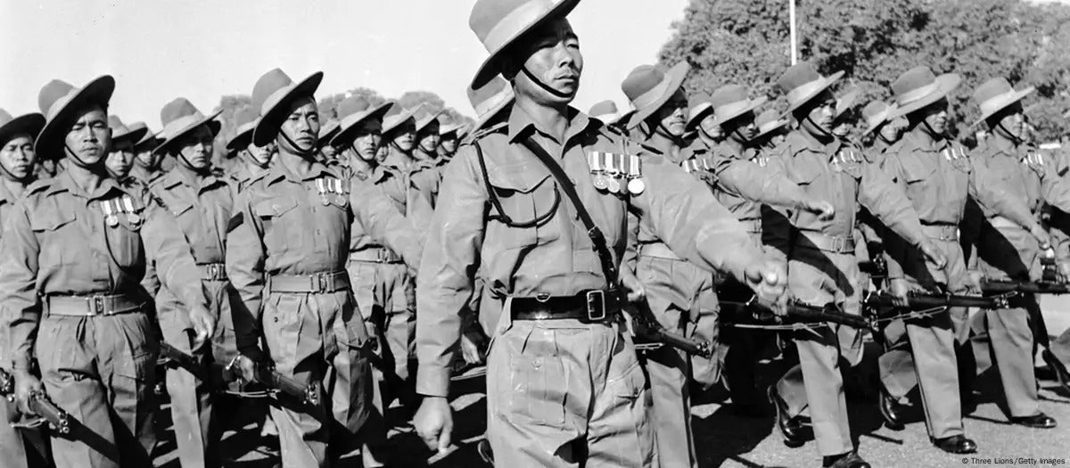 Gurkha soldiers during World War I