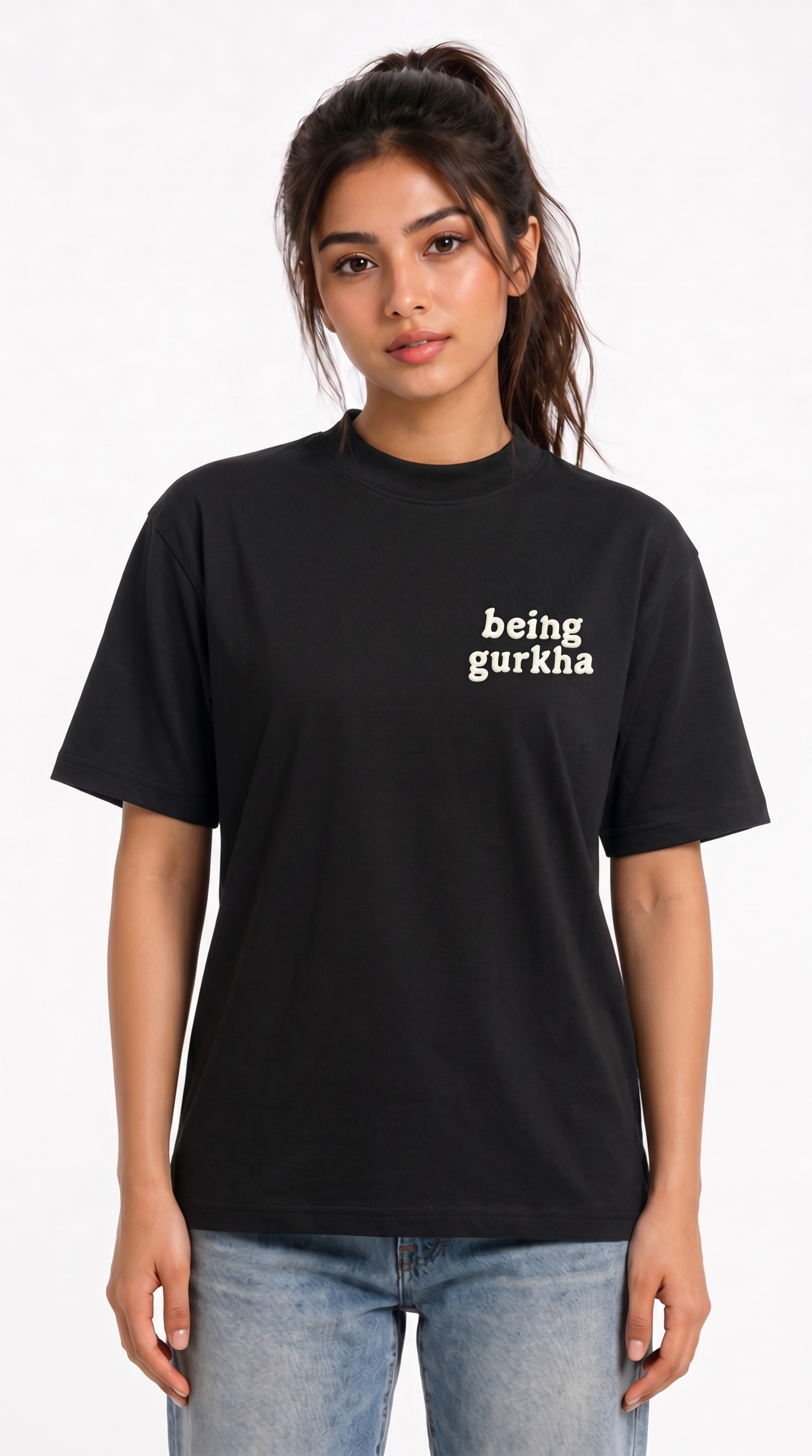 Asymmetry Puff Tshirt