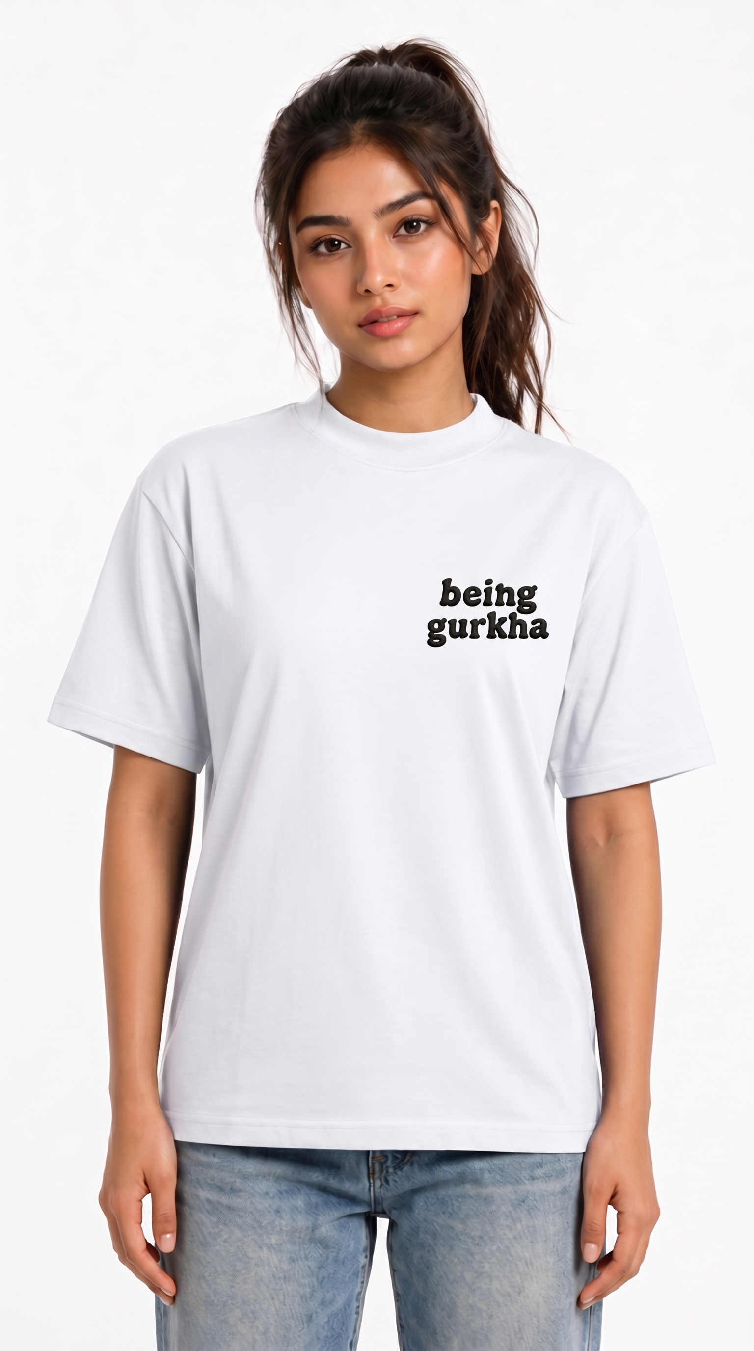 Asymmetry Puff Tshirt