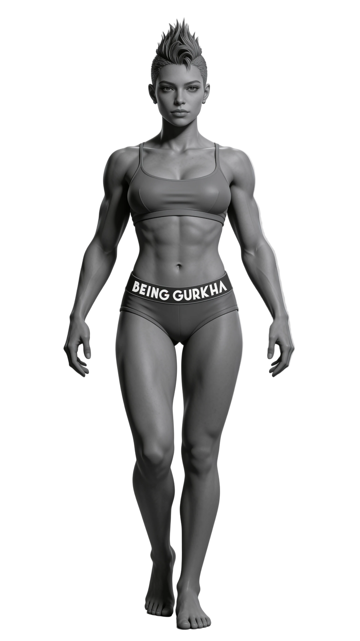 Female fit model